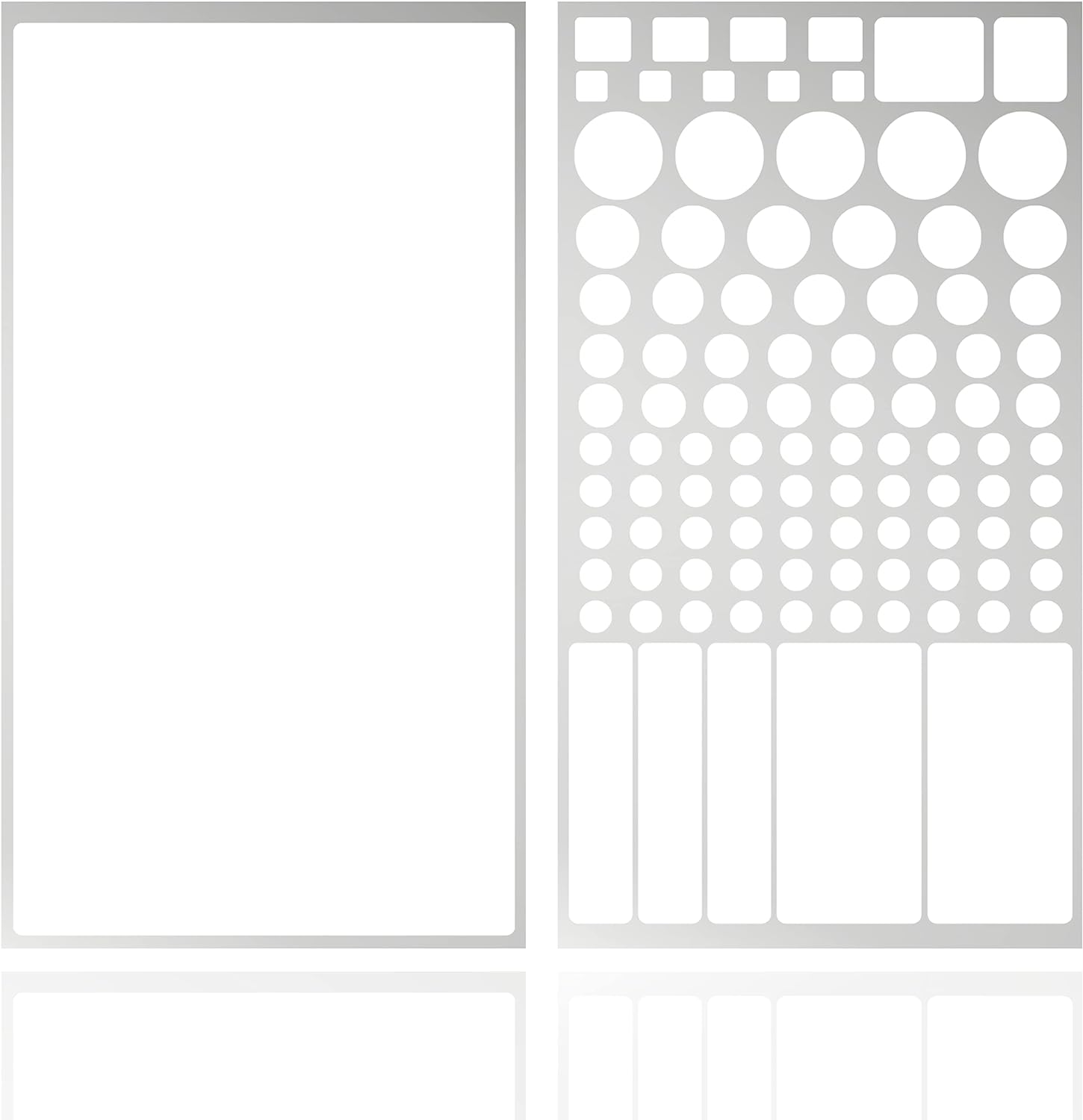 LED Light Blocking Stickers, Light Dimming LED Filters, (2 Sheets) Dimming Sheets for Routers, LED Covers Blackout, Dimming 50% ~ 80% of LED Lights, (2Sheets = 1 Cut Out + 1 Uncut)