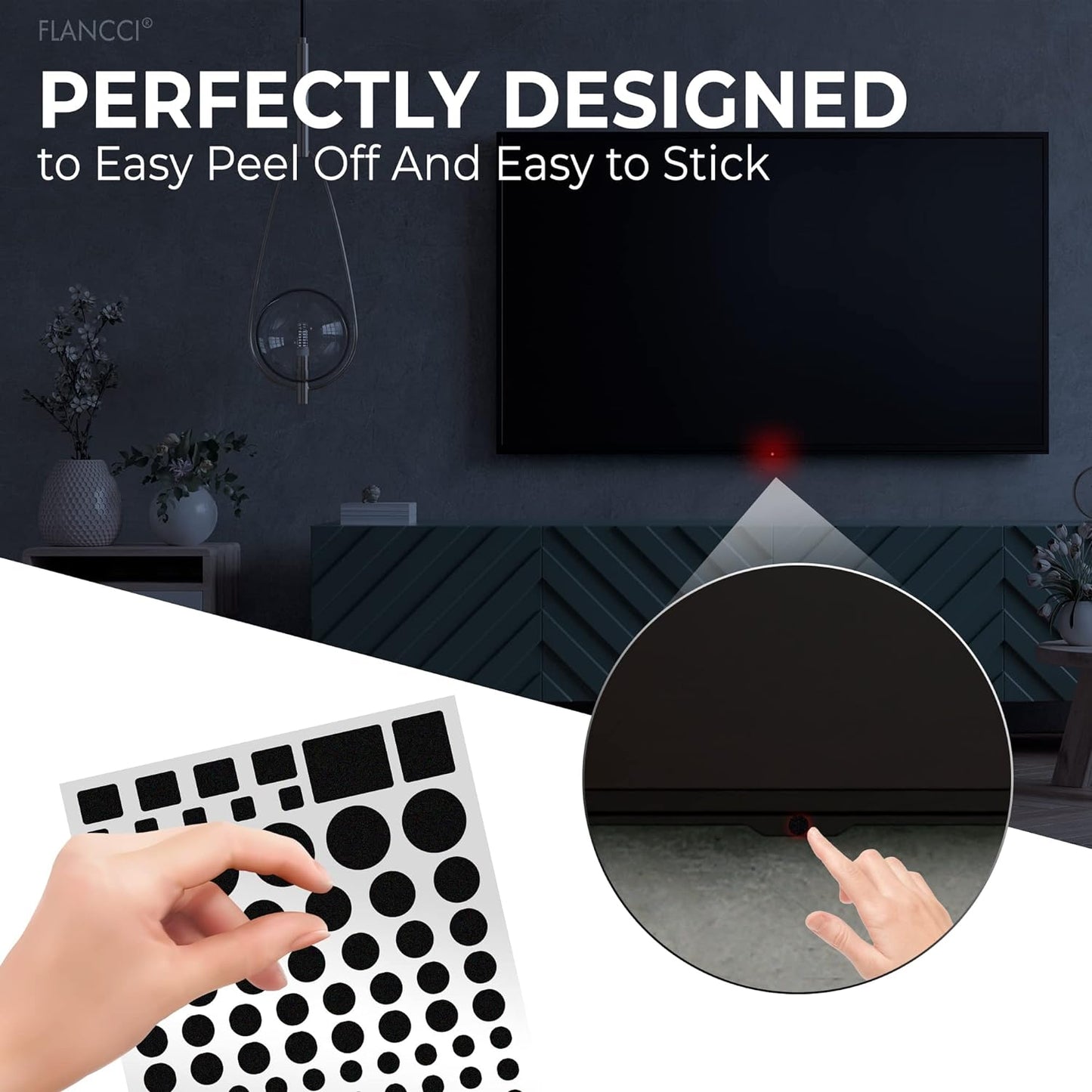LED Light Blocking Stickers, Light Dimming LED Filters, (2 Sheets) Dimming Sheets for Routers, LED Covers Blackout, Dimming 50% ~ 80% of LED Lights, (2Sheets = 1 Cut Out + 1 Uncut)