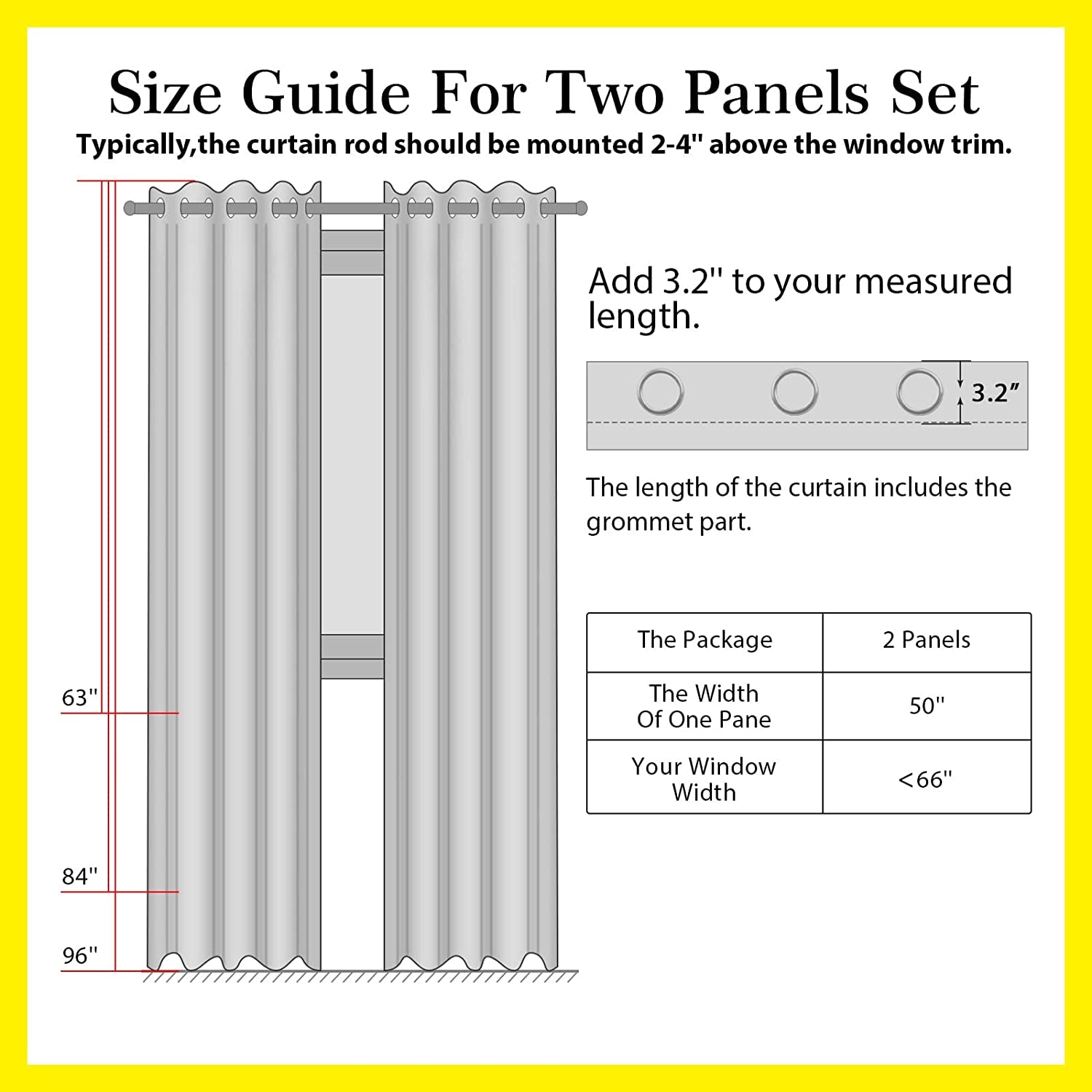 100% Blackout Curtains for Bedroom 84 Inches Long,Grommet Linen Curtains with Blackout Liner, Linen Blackout Curtains for Living Room 2 Panels Set,50" X 84", Beige