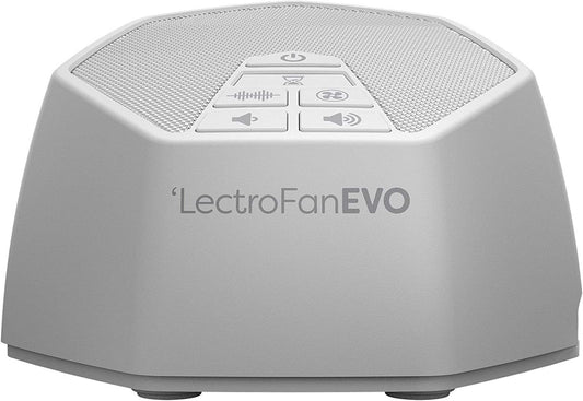 EVO Non-Looping Sleep Sound Machine - 22 Unique Fan Sounds, White Noise Variations, and Synthesized Ocean Sounds, with Sleep Timer